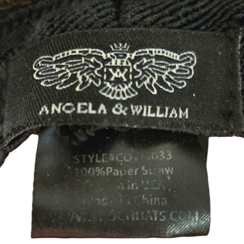 Angela & William Patriotic Cowboy Hat USA Flag Eagle Band Western Straw Sz 7 22” - Picture 8 of 9